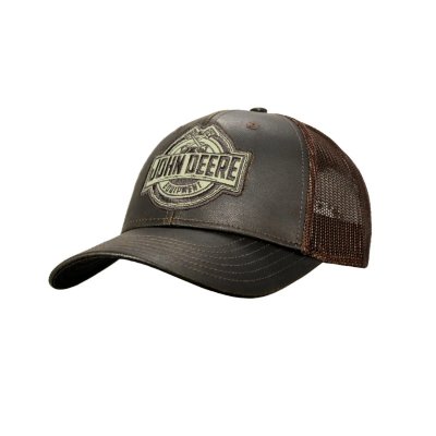 Kappe - John Deere Oilskin Mesh Trucker (braun)