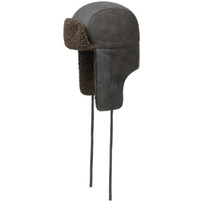 Fliegermützen - Stetson Bomber Aviator Hat (braun)