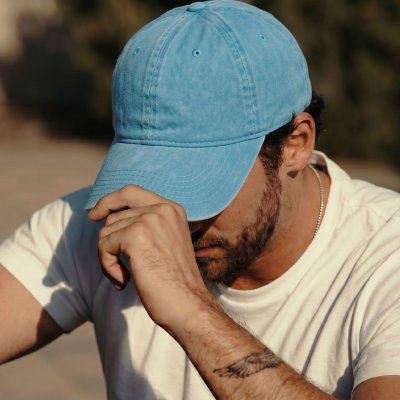 Caps - Gårda Washed (hellblau)