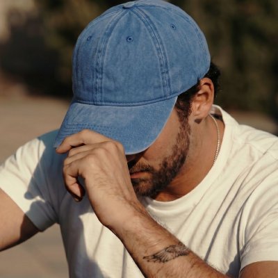 Caps - Gårda Washed (blau)