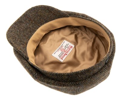 Schiebermütze / Schirmmütze - CTH Ericson Alan Sr. Harris Tweed (grün)