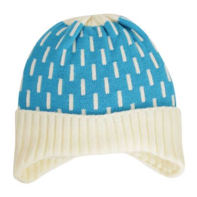 Beanie Kind - Gårda Lönneberga Beanie (blau/weiß)
