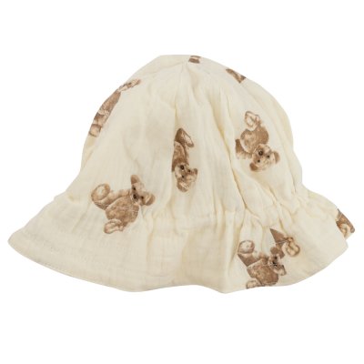 Hüte Kind - Gårda Plush Bear Bucket Hat (cremefarben)