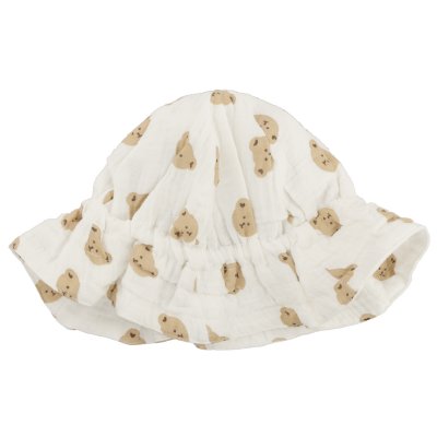 Hüte Kind - Gårda Teddybear Bucket hat (weiß)