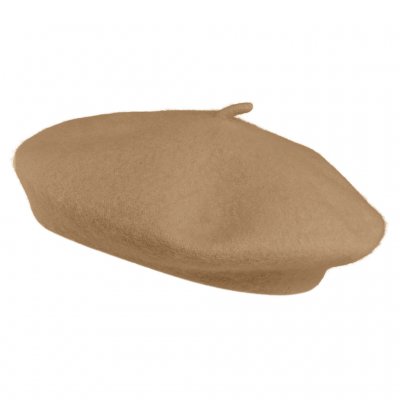 Baskenmütze - Gårda Annecy Wool Beret (kamel)