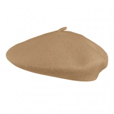 Baskenmütze - Gårda Annecy Wool Beret (kamel)