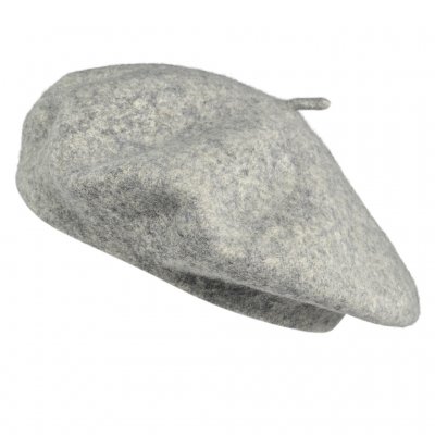 Baskenmütze - Gårda Annecy Wool Beret (hellgrau)