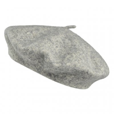 Baskenmütze - Gårda Annecy Wool Beret (hellgrau)