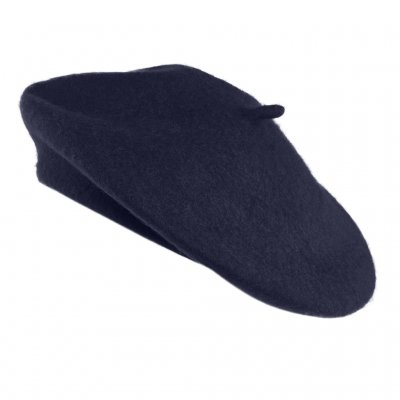 Baskenmütze - Gårda Annecy Wool Beret (marineblau)