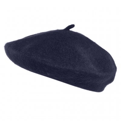 Baskenmütze - Gårda Annecy Wool Beret (marineblau)