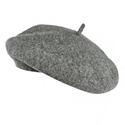 Baskenmütze - Gårda Annecy Wool Beret (dunkelgrau)