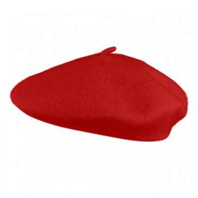 Baskenmütze - Gårda Annecy Wool Beret (rot)