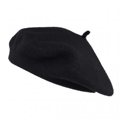 Baskenmütze - Gårda Annecy Wool Beret (schwarz)