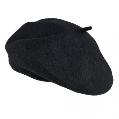 Baskenmütze - Gårda Annecy Wool Beret (schwarz)