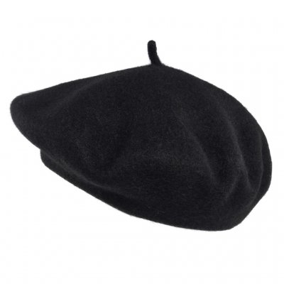 Baskenmütze - Gårda Annecy Wool Beret (schwarz)