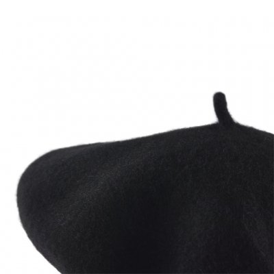 Baskenmütze - Gårda Annecy Wool Beret (schwarz)