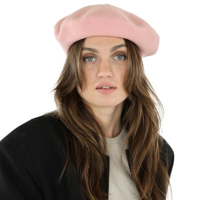 Baskenmütze - Gårda Annecy Wool Beret (blassrosa)