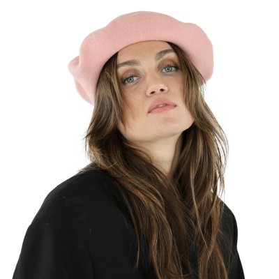 Baskenmütze - Gårda Annecy Wool Beret (blassrosa)
