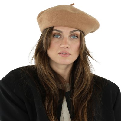Baskenmütze - Gårda Annecy Wool Beret (kamel)