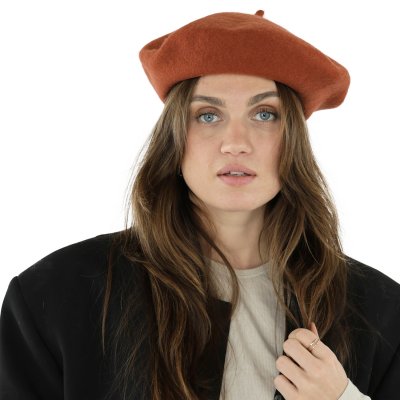 Baskenmütze - Gårda Annecy Wool Beret (kupfer)
