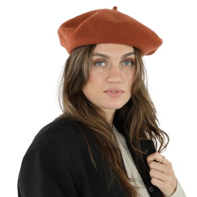 Baskenmütze - Gårda Annecy Wool Beret (kupfer)