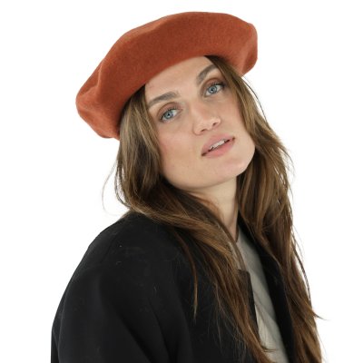 Baskenmütze - Gårda Annecy Wool Beret (kupfer)