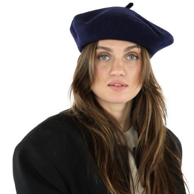 Baskenmütze - Gårda Annecy Wool Beret (marineblau)