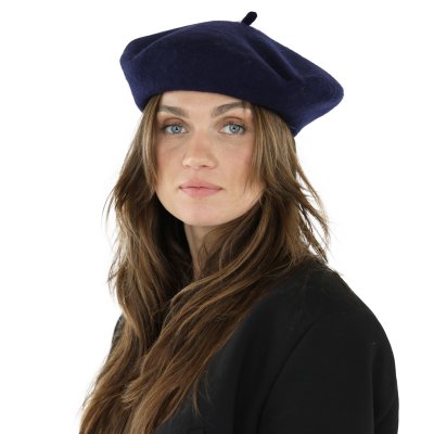 Baskenmütze - Gårda Annecy Wool Beret (marineblau)