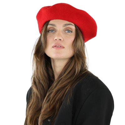 Baskenmütze - Gårda Annecy Wool Beret (rot)