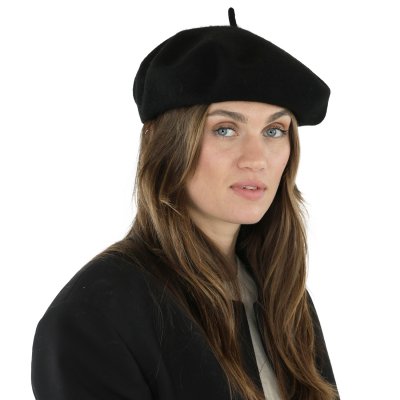 Baskenmütze - Gårda Annecy Wool Beret (schwarz)