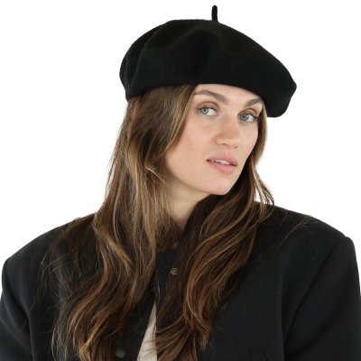 Baskenmütze - Gårda Annecy Wool Beret (schwarz)