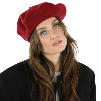 Baskenmütze - Gårda Annecy Wool Beret (burgund)