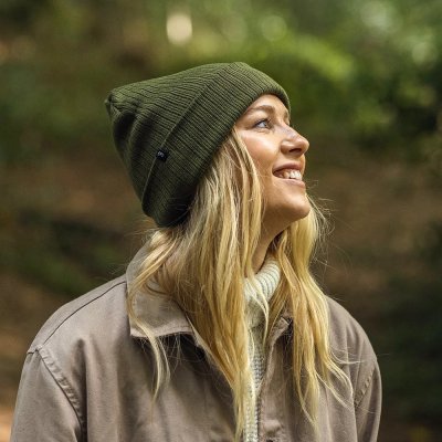 Mützen - Jaxon Oversized Rib Knit Beanie (Olive)