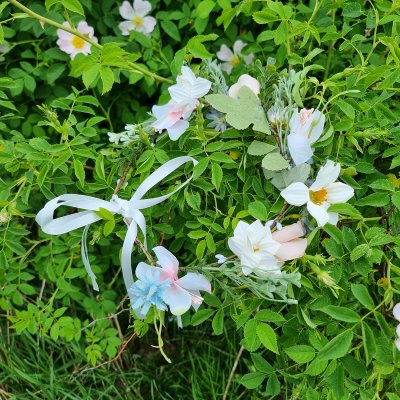 Blumenkranz - Gårda Iris Flowerband (mehrfarbig)