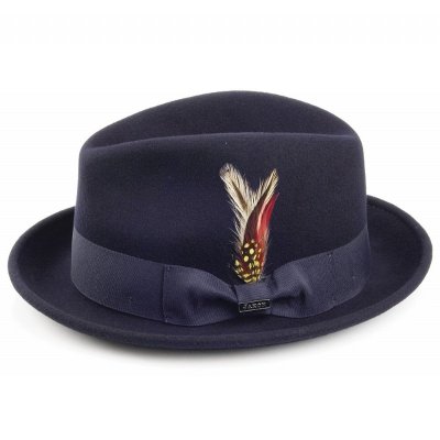 Hüte - Crushable Blues Trilby (marineblau)