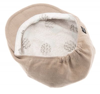 Schiebermütze / Schirmmütze - CTH Ericson Carl Jr. Slub Flat Cap (kakhi)