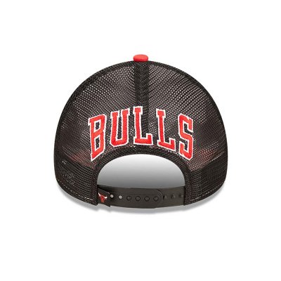 Caps - New Era Chicago Bulls A-Frame Trucker Cap (schwarz)