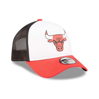 Caps - New Era Chicago Bulls A-Frame Trucker Cap (schwarz)