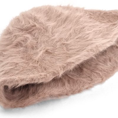 Hüte - Gårda Angora Cloche (grau-rosa)