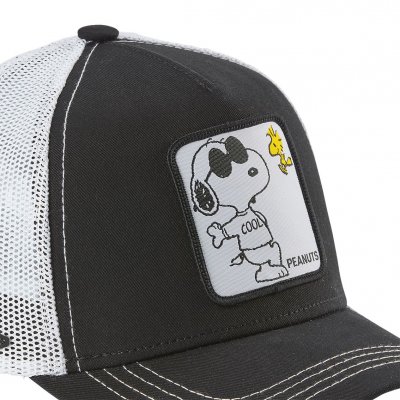 Cap - Capslab Peanuts Snoopy (Schwarz/Weiß)