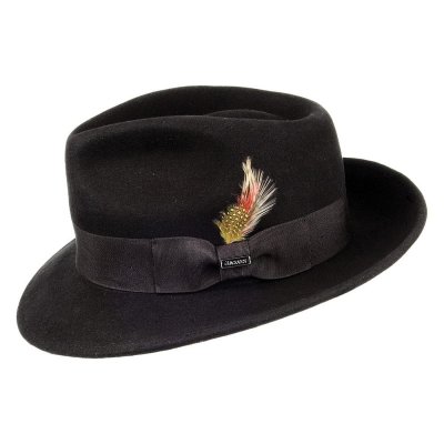 Hüte - Crushable C-Crown Fedora (schwarz)