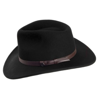 Hüte - Crushable Outback (schwarz)