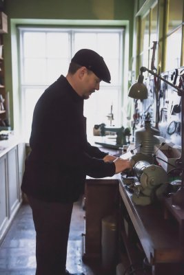 Schiebermütze / Schirmmütze - CTH Ericson Gustav Sr Earflap Melton (schwarz)