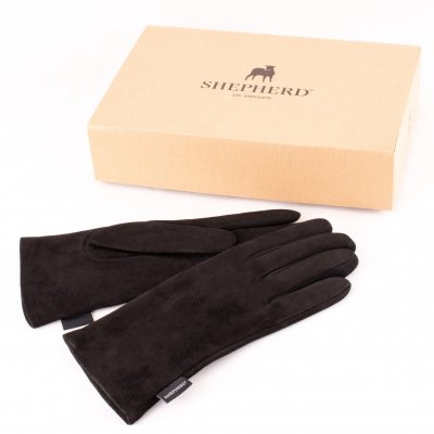 Handschuhe - Shepherd Women's Estelle Suede Gloves (Schwarz)