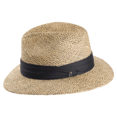 Hüte - Jaxon Seagrass Straw Safari Fedora (natural)