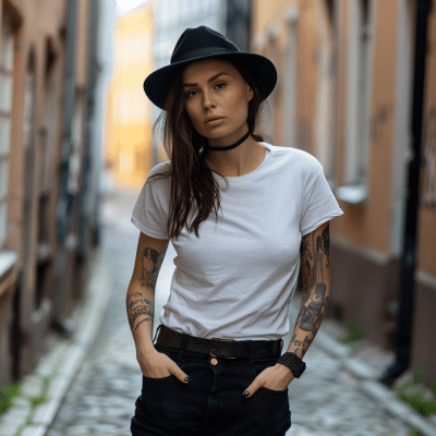 Hüte - Gårda Volterra Fedora Wool Hat (schwarz)