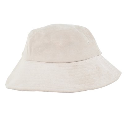 Hüte - Gårda Suede Bucket (creme)