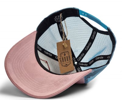 Caps - Gårda Velvet Trucker Exit (rosa)