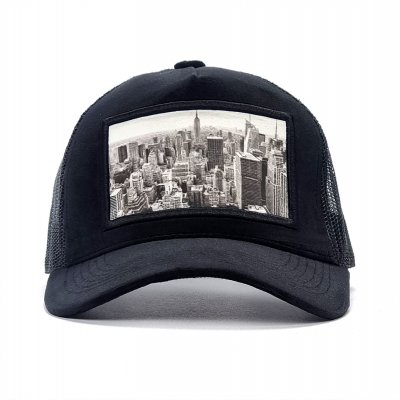 Caps - Gårda Velvet Trucker New York (schwarz)