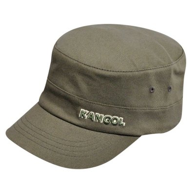 Schiebermütze / Schirmmütze - Kangol Cotton Twill Army Cap (grün)